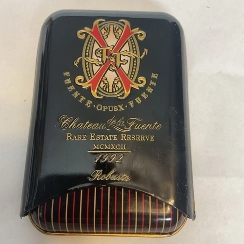 Vintage Arturo Fuente Opus X Robusto Tin 48 Gauge Ring 5